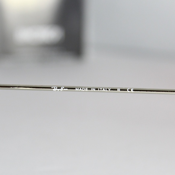 RAY-BAN RB 3025 W3277 SILVER FLASH AVIATORS - Picture 7 of 8